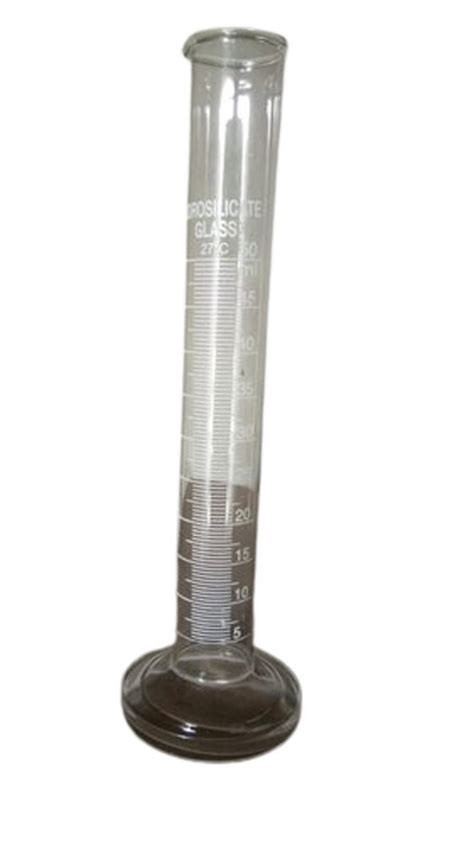 Cylindrical Borosilicate Glass Measuring Cylinder For Laboratory Capacity 50ml At Rs 90piece