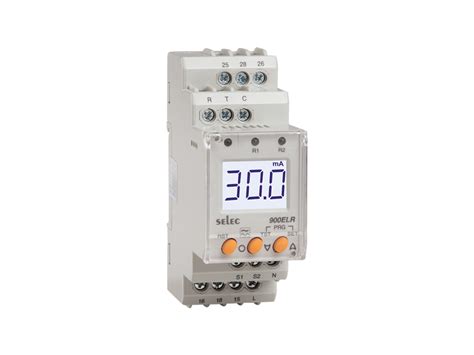 Elr Digital Earth Leakage Relay Din Rail