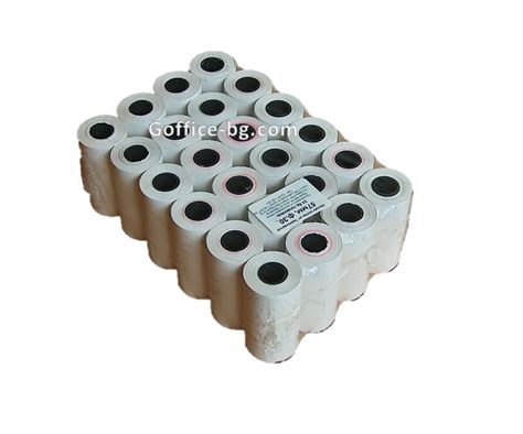 Касова ролка 57 мм, ф.30, 9.50 метра, термохартия | GOffice