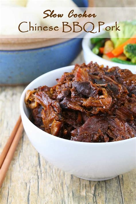 Slow Cooker Chinese Bbq Pork The Stay At Home Chef