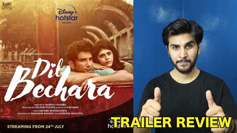 Dil Bechara Trailer Review Youtube