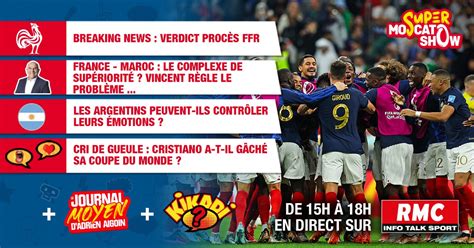 Super Moscato Show on Twitter Salut l équipe Voici le programme