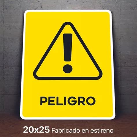 Señalamiento Precaucion Peligro Letrero 20x25 Meses sin intereses