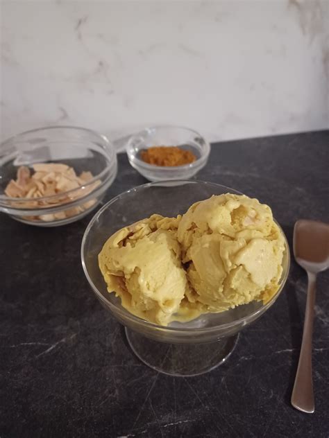 Coconut Curry Ice Cream Vegan Gourmet Protein Ice Cream