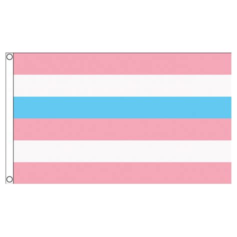 Intersex Pride Flag Pinkblue 5ft X 3ft Premium Festivalglitter