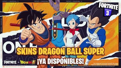 Fortnite X Dragon Ball Super Skins Son Goku Vegeta Beerus Y Bulma Ya