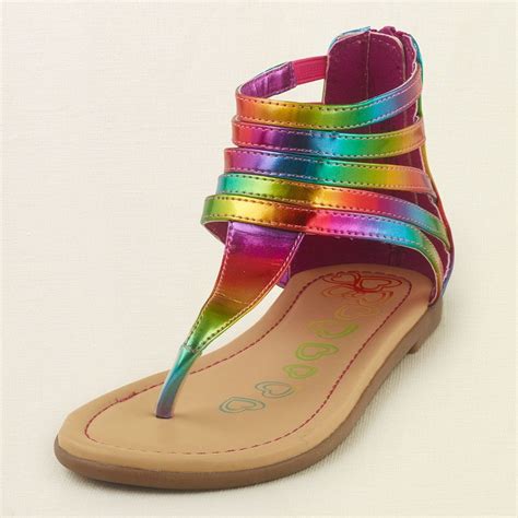 Rainbow Gladiator Sandals