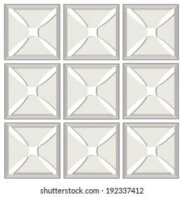 White Tiles Pattern Seamless Stock Vector (Royalty Free) 192337412 ...