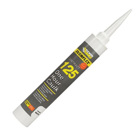 Everbuild Everflex 125 One Hour Caulk Sealant Filler White 310ml On OnBuy