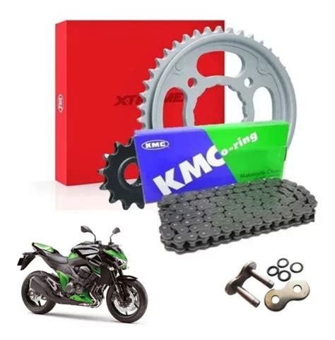 Kit Relação Vaz kmc Kawasaki Z 800 C retento 2016 45 15 Novo