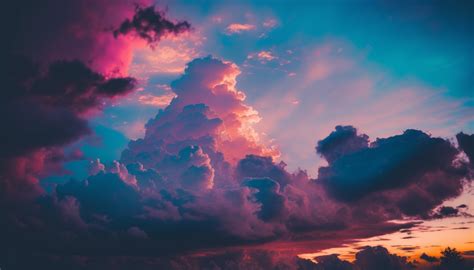 Wallpaper Ai Art Awan Awan Warna Warni Langit X Alx