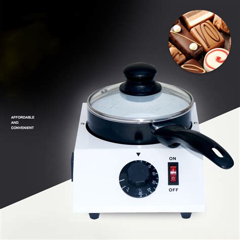 W Mini Electric Chocolate Melting Machine Tempering Cylinder Melter