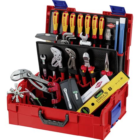 Knipex L Boxx 00 21 19 Lb S Sanitární Kufřík S Nářadím 52dílná D X