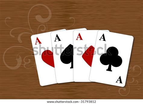 Four Aces Poker Stock Illustration 31793812 | Shutterstock