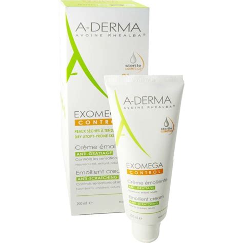 A Derma Exomega Control Creme Emolliente Anti Grattage Ml