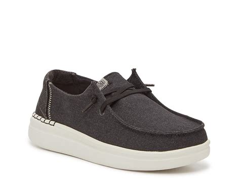 Hey Dude Wendy Rise Slip On Sneaker In Black Lyst