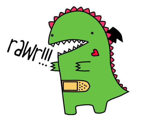 it's a dinosaur RAWR by cookiemonstermeow on DeviantArt