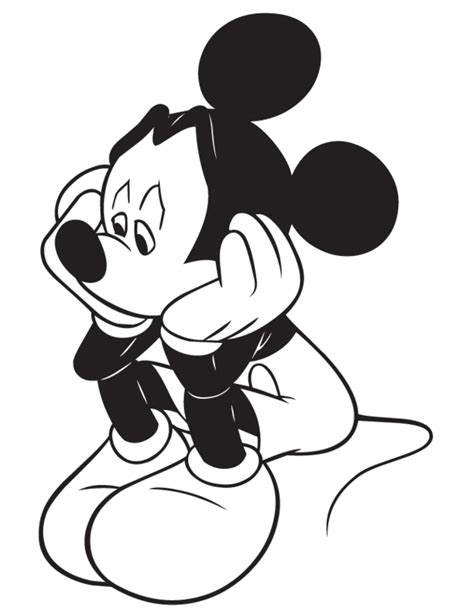 Mickey Mouse Sad Face Clipart Best