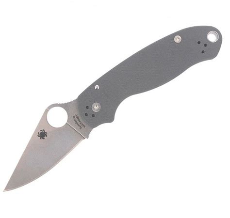 Spyderco Para 3 G 10 Dark Gray Maxamet Folding Knife Tactical Asia