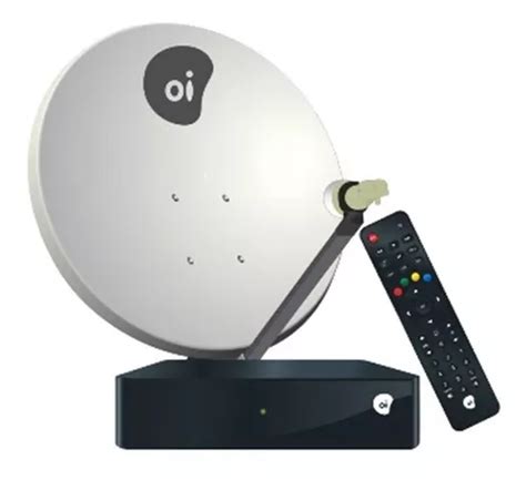 Receptor Oi Tv Livre Hd Novo Kit Antena 60cm Lnb Cabos Frete grátis