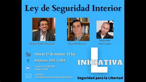 Iniciativa L Ley De Seguridad Interior Youtube