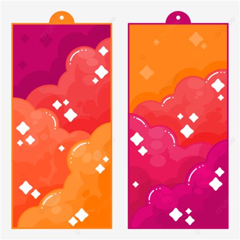 Colorful Fantasy Clouds Bookmark Decoration Illustration Fantasy