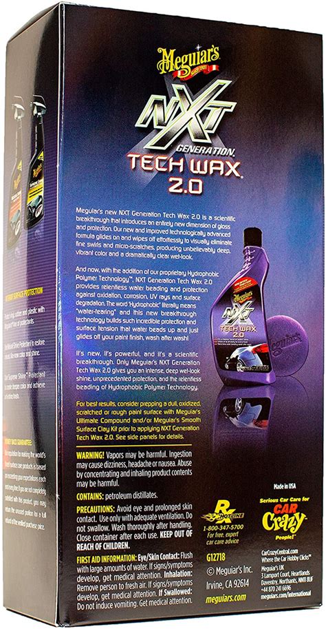 Meguiars G12718 Nxt Generation Tech Wax 20 Jb Tools