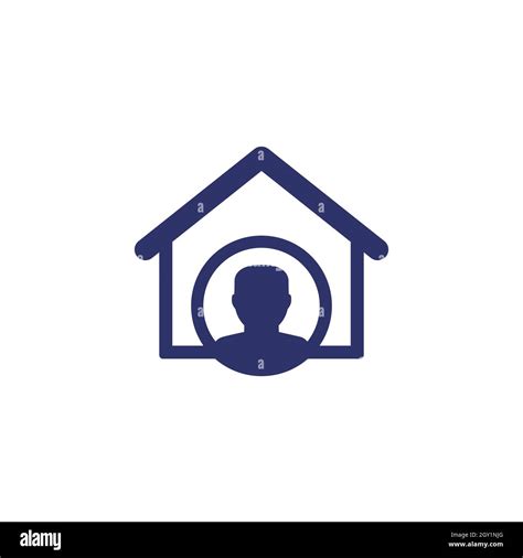 Homeowner Icon With A House Stock Vector Image And Art Alamy