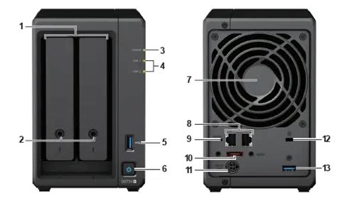 Synology Ds720 Diskstation 2 Bay Nas Enclosure Installation Guide