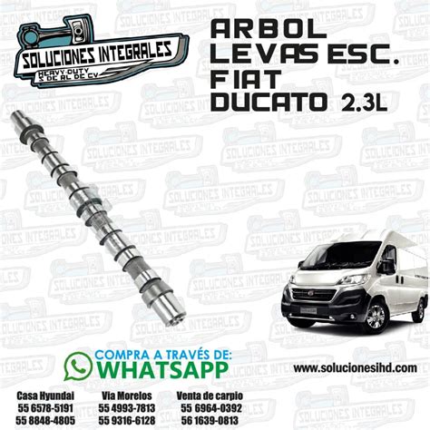 ARBOL LEVAS ESC DUCATO 2 3L EURO4 Soluciones IHD