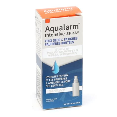 Spray Aqualarm Intensive S Cheresse Oculaire Compatible Lentilles