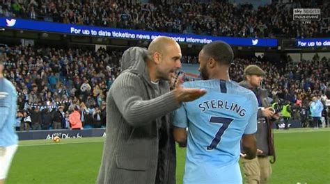 Pep Guardiola Confronted Raheem Sterling After The Manchester Derby To Warn Him Against