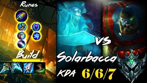 [ Solarbacca ] Gangplank Vs Sion Top Preseason 12 Platinum I 55 Lp