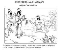 52 ideas de Naaman manualidades biblicas para niños manualidades