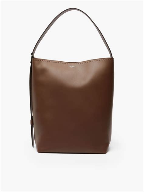 Medium Leather Archetipo Shopping Bag Brown ARCHETIPO1 Max Mara