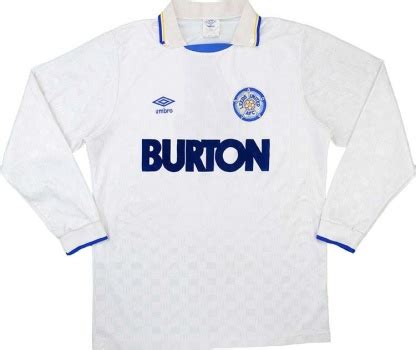 Umbro Leeds United Match Issue Home Shirt Football Shirt