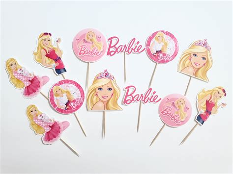 Barbie Cupcake Toppers Barbie Cupcakes Cupcake Toppers Barbie | Images ...