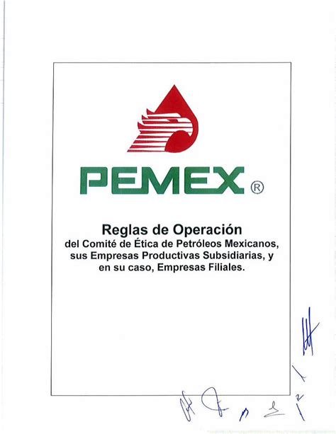 PDF Reglas de Operación PEMEX é reglas de operaciÓn del comitÉ