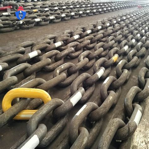 Mooring Chain With CCS BV ABS Nk Dnv Kr Lr Classification Society