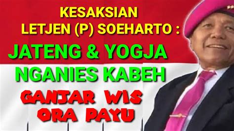 KESAKSIAN LETJEN P SOEHARTO JAWA TENGAH YOGJA NGANIES KABEH