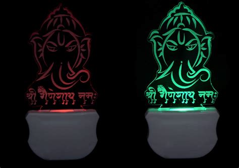 Buy G Gojeeva The Lord Ganesh 3d Illusion Night Lamp Comes With 7 Multicolor And 3d Illusion