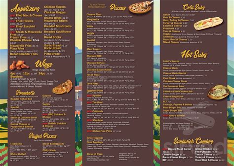 Amici Pizza menu in Mechanicsburg, Pennsylvania, USA