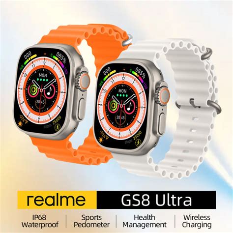 Realme Smart Watch GS8 Ultra Series NFC Body Temperature Bluetooth