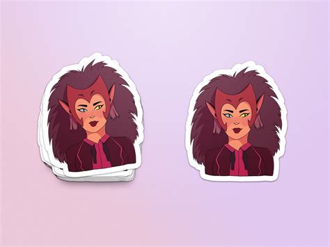 Tux Catra She Ra Catra Princess Prom She Ra Sticker Vinyl Etsy