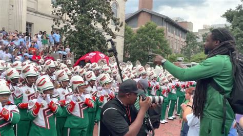 Famu Marching Plays Sos On Unc Campus The Marchingverse