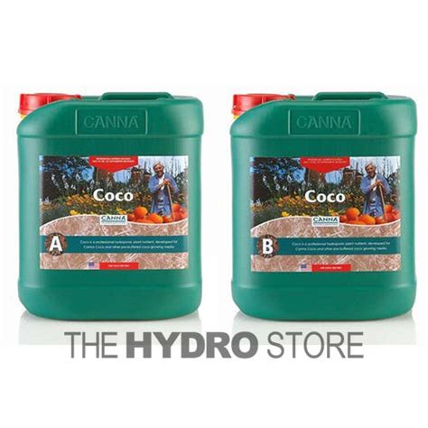 Canna Coco A B 2 Part Set Hydroponics Base Grow Veg Bloom Nutrient