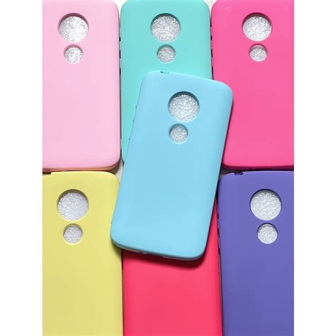 Capa Capinha Motorola Moto G Silicone Aveludado Escorrega O Pre O