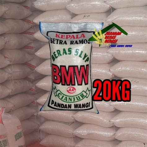 Jual BERAS CIANJUR CAP BMW PANDAN WANGI 5KG Shopee Indonesia