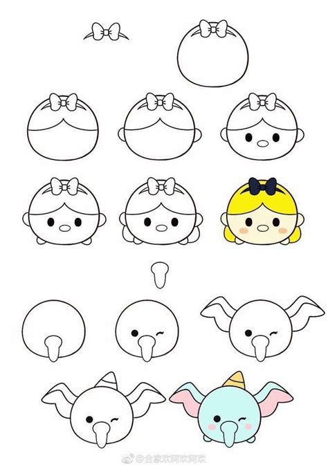 580 Desenhos Para Desenhar Fáceis Cute Easy Drawings Easy Disney