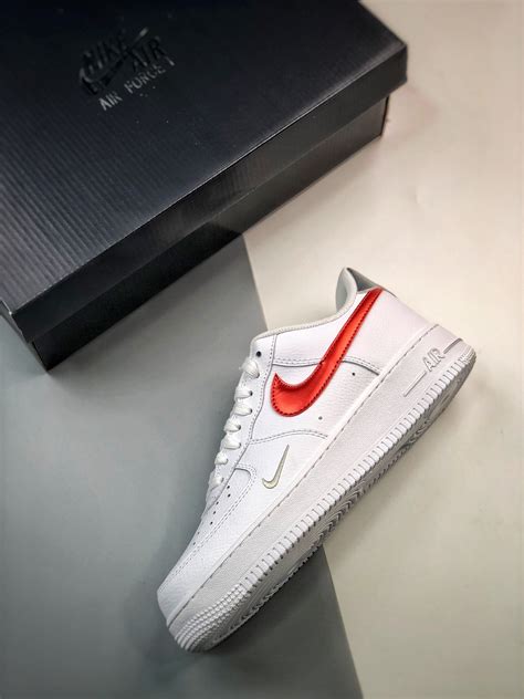 Nike Air Force 1 Low White Picante Red Wolf Grey Fd0654 100 For Sale Moehfashion